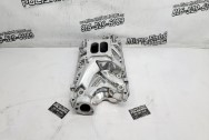 Weiand Aluminum Intake Manifold AFTER Chrome-Like Metal Polishing - Aluminum Polishing - Intake Manifold Polishing Services