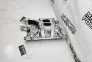 Weiand Aluminum Intake Manifold AFTER Chrome-Like Metal Polishing - Aluminum Polishing - Intake Manifold Polishing Services