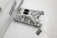 Weiand Aluminum Intake Manifold AFTER Chrome-Like Metal Polishing - Aluminum Polishing - Intake Manifold Polishing Services