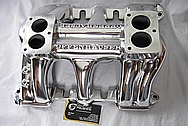 1949 - 1959 Cadillac Aluminum Intake Manifold AFTER Chrome-Like Metal Polishing, Buffing Services