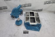Aluminum Blower Intake Manifold AFTER Chrome-Like Metal Polishing - Aluminum Polishing - Plus Custom Painting