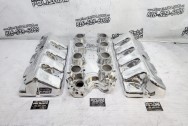 Aluminum Intake Manifold Project AFTER Chrome-Like Metal Polishing and Buffing Services / Restoration Services - Intake Manifold Polishing Service 