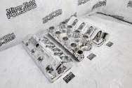 Aluminum Intake Manifold Project AFTER Chrome-Like Metal Polishing and Buffing Services / Restoration Services - Intake Manifold Polishing Service 