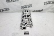 Edelbrock Aluminum Intake Manifold AFTER Chrome-Like Metal Polishing and Buffing Services / Restoration Services - Aluminum Polishing Polishing Services
