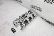 Edelbrock Aluminum Intake Manifold AFTER Chrome-Like Metal Polishing and Buffing Services / Restoration Services - Aluminum Polishing Polishing Services