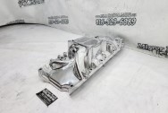 Edelbrock Aluminum Intake Manifold AFTER Chrome-Like Metal Polishing and Buffing Services / Restoration Services - Aluminum Polishing Polishing Services