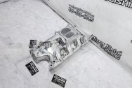 Edelbrock Aluminum Intake Manifold AFTER Chrome-Like Metal Polishing and Buffing Services / Restoration Services - Aluminum Polishing Polishing Services