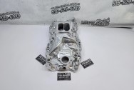 Chevy Big Block Aluminum Intake Manifold AFTER Chrome-Like Metal Polishing and Buffing Services / Restoration Services - Aluminum Polishing - Intake Polishing Services