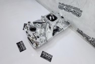 Edelbrock Aluminum Intake Manifold AFTER Chrome-Like Metal Polishing and Buffing Services / Restoration Services - Aluminum Polishing - Intake Polishing Services