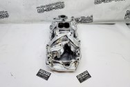 Edelbrock Intake Manifold AFTER Chrome-Like Metal Polishing - Aluminum Polishing - Intake Manifold Polishing Services