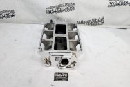 Aluminum Blower Intake Manifold AFTER Chrome-Like Metal Polishing - Aluminum Polishing - Intake Manifold Polishing Service