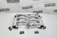 1993 - 1996 Nissan 300ZX Alumininum Intake Manifold AFTER Chrome-Like Metal Polishing - Aluminum Polishing - Intake Manifold Polishing Service