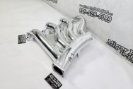 Porsche 944 Aluminum Intake Manifold AFTER Chrome-Like Metal Polishing - Aluminum Polishing - Intake Manifold Polishing Service