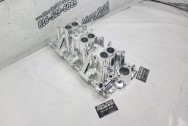 Aluminum Intake Manifold AFTER Chrome-Like Metal Polishing - Aluminum Polishing - Intake Manifold Polishing Service