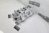 Aluminum Intake Manifold AFTER Chrome-Like Metal Polishing - Aluminum Polishing - Intake Manifold Polishing Service