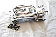 1993 Mazda RX7 Rotary Aluminum Intake Manifold AFTER Chrome-Like Metal Polishing and Buffing Services Plus Clearcoating Services