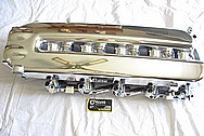 2003, 2004, 2005, 2006 Dodge Viper V10 Aluminum Intake Manifold AFTER Chrome-Like Metal Polishing and Buffing Services