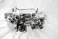 Ford Mustang V8 Aluminum Intake Manifold / Throttle Body AFTER Chrome-Like Metal Polishing and Buffing Services