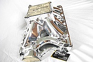 Small Block Ford World Products V8 Aluminum Intake Manifold AFTER Chrome-Like Metal Polishing and Buffing Services