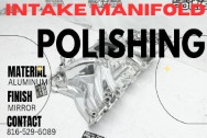 Port Sonic Aluminum Intake Manifold AFTER Chrome-Like Metal Polishing | Aluminum Polishing | Intake Manifold Polishing Service