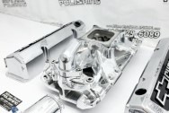 Chevrolet Aluminum Intake Manifold AFTER Chrome-Like Metal Polishing | Aluminum Polishing | Intake Manifold Polishing Service
