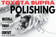 Toyota Supra 2JZ Aluminum Intake Manifold Project AFTER Chrome-Like Metal Polishing | Turbo Polishing | Aluminum Polishing Services | Intake Polishing Services