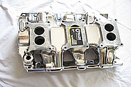 1966 Pontiac GTO Aluminum Intake Manifold AFTER Chrome-Like Metal Polishing and Buffing Services