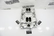 Offenhauser Aluminum Intake Manifold AFTER Chrome-Like Metal Polishing | Intake Manifold Polishing | Aluminum Polishing Services