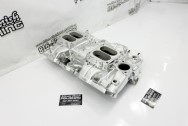 Offenhauser Aluminum Intake Manifold AFTER Chrome-Like Metal Polishing | Intake Manifold Polishing | Aluminum Polishing Services