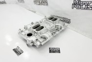Offenhauser Aluminum Intake Manifold AFTER Chrome-Like Metal Polishing | Intake Manifold Polishing | Aluminum Polishing Services