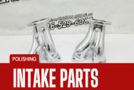 Holley EFI Aluminum Intake Manifold AFTER Chrome-Like Metal Polishing | Intake Manifold Polishing | Aluminum Polishing Services