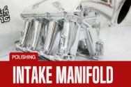 Holley EFI Aluminum Intake Manifold AFTER Chrome-Like Metal Polishing | Intake Manifold Polishing | Aluminum Polishing Services
