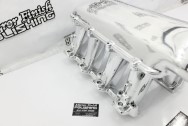 Holley EFI Aluminum Intake Manifold AFTER Chrome-Like Metal Polishing | Intake Manifold Polishing | Aluminum Polishing Services
