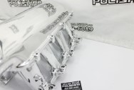 Holley EFI Aluminum Intake Manifold AFTER Chrome-Like Metal Polishing | Intake Manifold Polishing | Aluminum Polishing Services