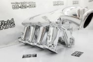 Holley EFI Aluminum Intake Manifold AFTER Chrome-Like Metal Polishing | Intake Manifold Polishing | Aluminum Polishing Services