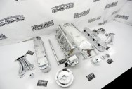 Holley EFI Aluminum Intake Manifold AFTER Chrome-Like Metal Polishing | Intake Manifold Polishing | Aluminum Polishing Services