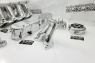 Holley EFI Aluminum Intake Manifold AFTER Chrome-Like Metal Polishing | Intake Manifold Polishing | Aluminum Polishing Services