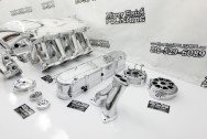 Holley EFI Aluminum Intake Manifold AFTER Chrome-Like Metal Polishing | Intake Manifold Polishing | Aluminum Polishing Services
