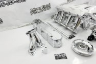 Holley EFI Aluminum Intake Manifold AFTER Chrome-Like Metal Polishing | Intake Manifold Polishing | Aluminum Polishing Services