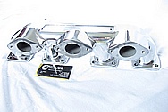 1928 - 1931 Ford Model A Roof Cyclone Overhead Valve Aluminum Intake Manifold AFTER Chrome-Like Metal Polishing and Buffing Services