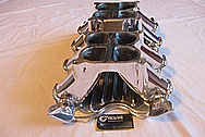 1928 - 1931 Ford Model A Roof Cyclone Overhead Valve Aluminum Intake Manifold AFTER Chrome-Like Metal Polishing and Buffing Services