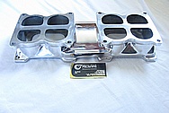 Aluminum Tunnel Ram Intake Manifold AFTER Chrome-Like Metal Polishing and Buffing Services