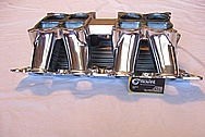 Aluminum Tunnel Ram Intake Manifold AFTER Chrome-Like Metal Polishing and Buffing Services