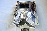Aluminum Ray Barton 572 Cubic Inch Engine 1990 Dodge Daytona Intake Manifold AFTER Chrome-Like Metal Polishing and Buffing Services