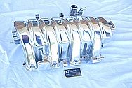 Dodge Hemi Aluminum 6.1L V8 Intake Manifold BEFORE Chrome-Like Metal Polishing and Buffing Services