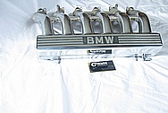 Aluminum BMW V12 Intake Manifold AFTER Chrome-Like Metal Polishing and Buffing Services