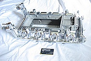 2007 Ford Shelby GT500 Aluminum V8 Intake Manifold AFTER Chrome-Like Metal Polishing and Buffing Services