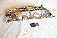 Ford Aluminum V8 Intake Manifold AFTER Chrome-Like Metal Polishing and Buffing Services