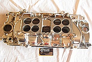 Ford Aluminum V8 Intake Manifold AFTER Chrome-Like Metal Polishing and Buffing Services