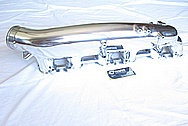 1991 Nissan Skyline GTR Aluminum Intake Manifold AFTER Chrome-Like Metal Polishing and Buffing Services